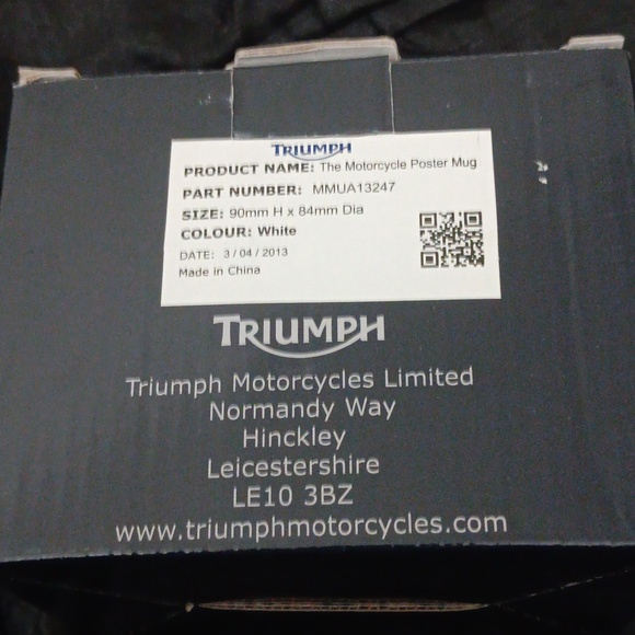 Collectable Triumph Motorcycle Coffee Mug - Picture 7 of 7